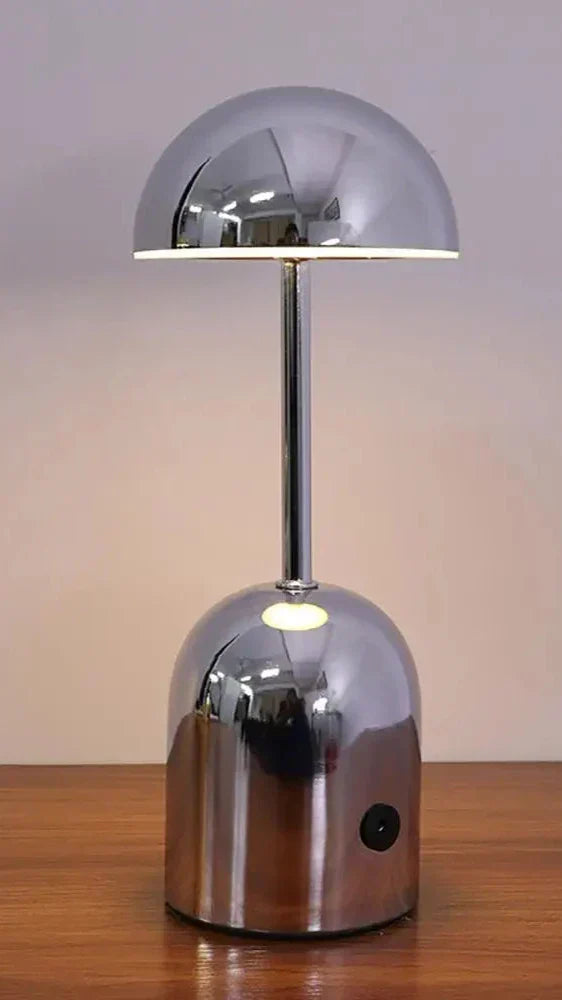 GlowLuxe - Draagbare Dimbare Tafellamp – LED Metalen Design voor Sfeervolle Verlichting