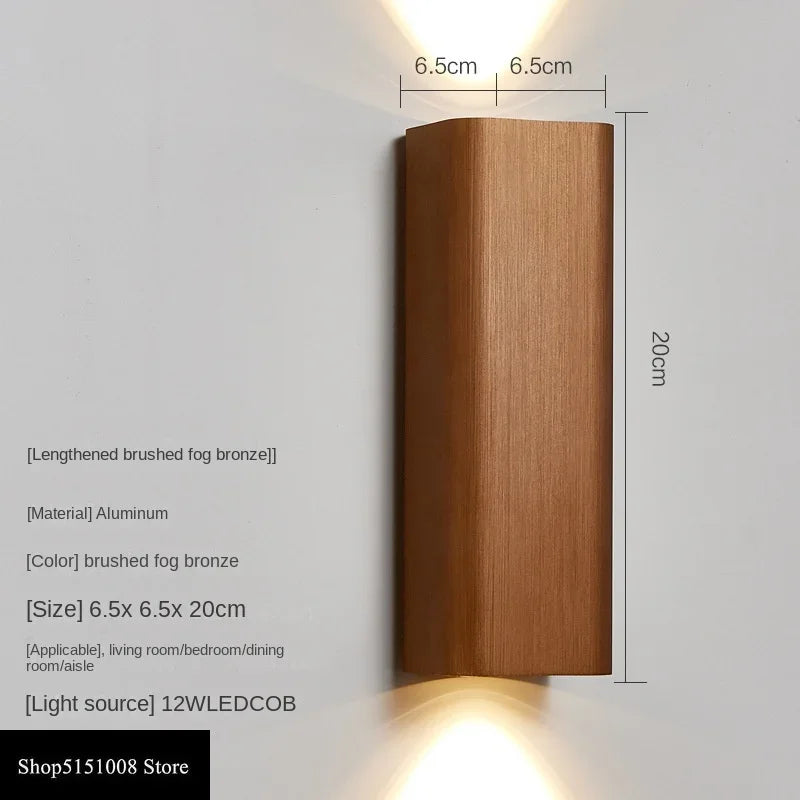 GlowLuxe - Modern LED Wall Lamp for Bedroom & Hallway