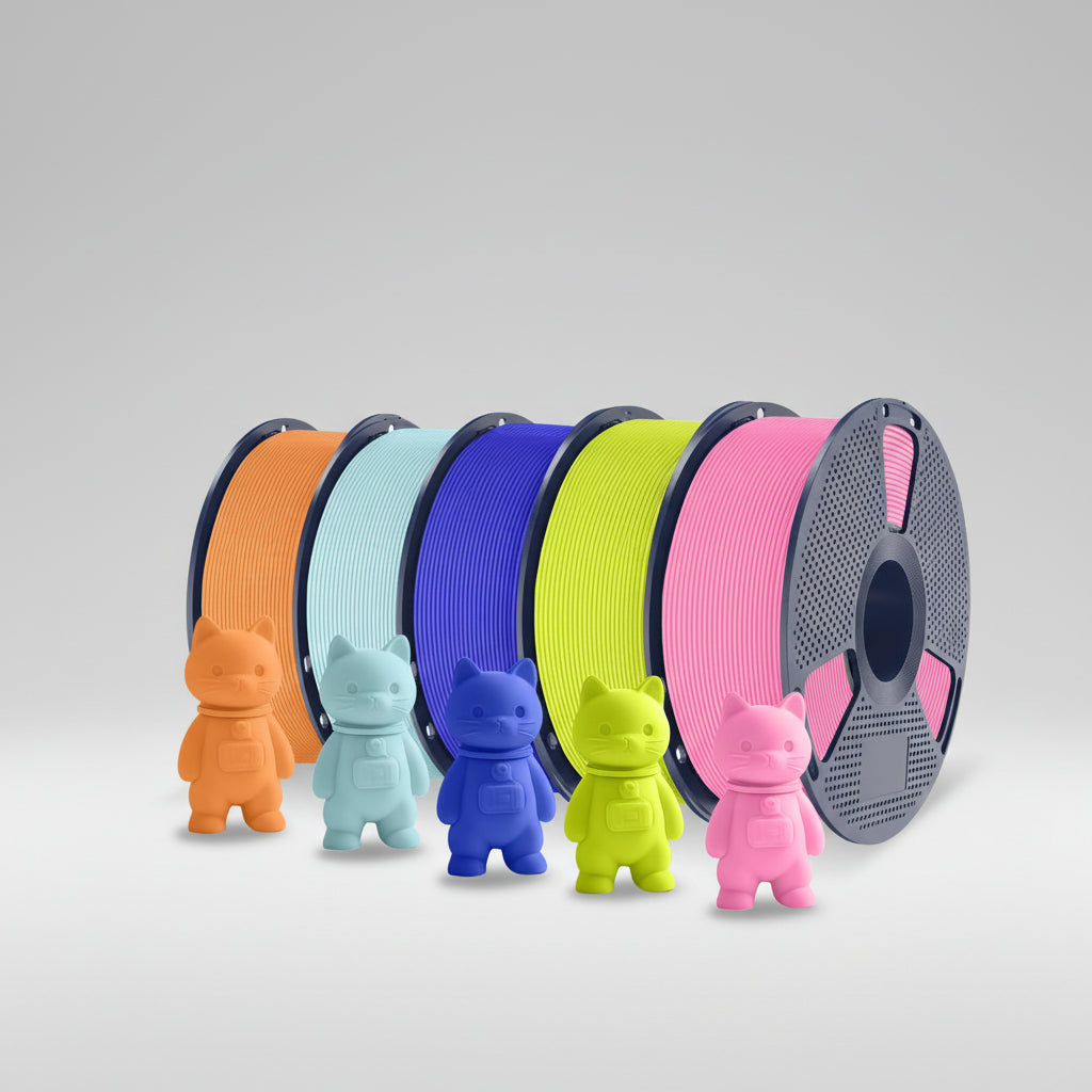 PLA Matte 3D Filament FDM Printers Kleurvolle Milieuvriendelijke Materialen