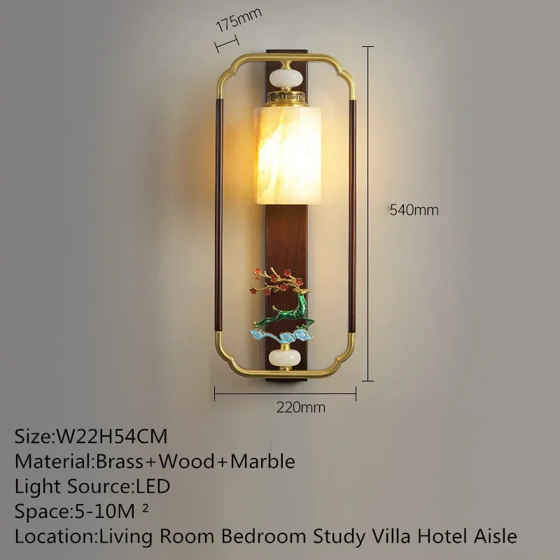 MessingLuxe - Lámpara de pared contemporánea
