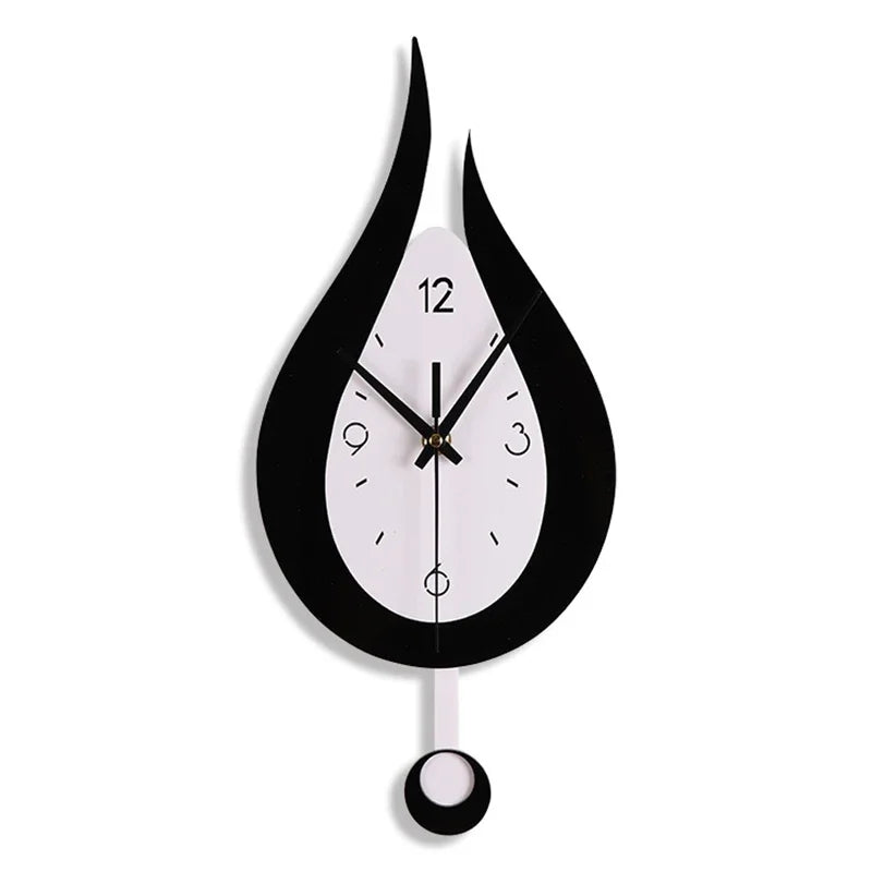 WaterDrop - Reloj de pared colgante minimalista moderno