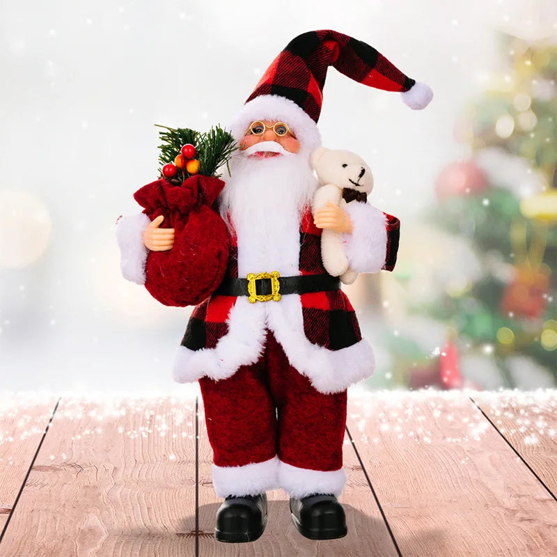 KerstPop - Santa Claus Plush voor Feestelijke Decoratie