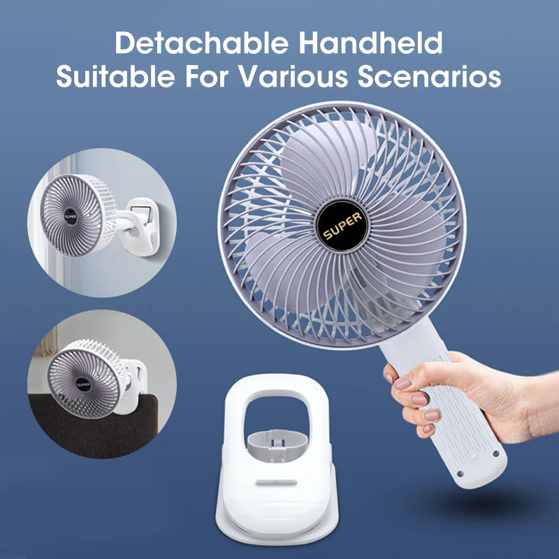 BreezeFlex Ventilatore Portatile 4-in-1
