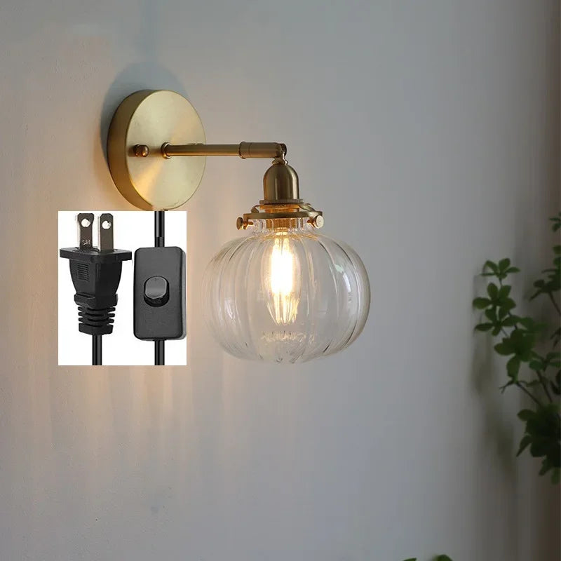 LichtKroon - Lámpara de pared moderna con interruptor de tracción