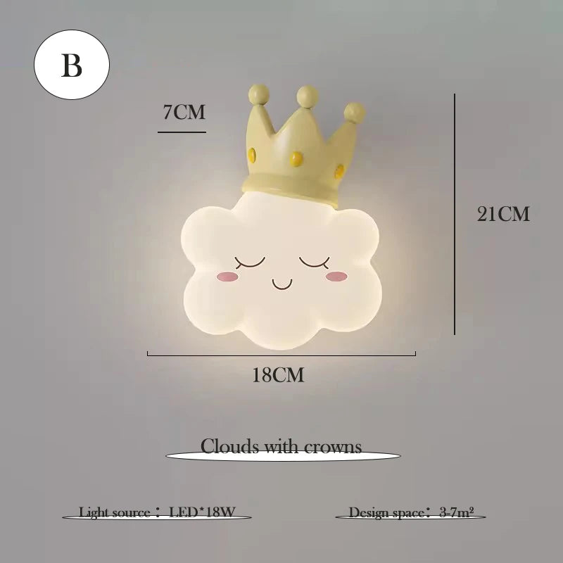 RomanticCloud - Wall Lamp Children's Room Princess Style