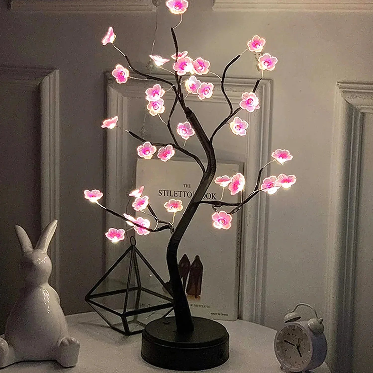 ZenGlow - LED Bonsai Tree Lamp, Decorative Table Lamp for Living Room & Bedroom