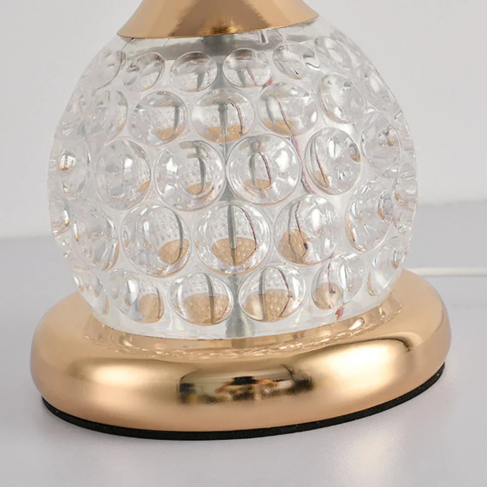 CrystalShine - Elegante Kristallen Paddenstoel Lamp met LED Verlichting