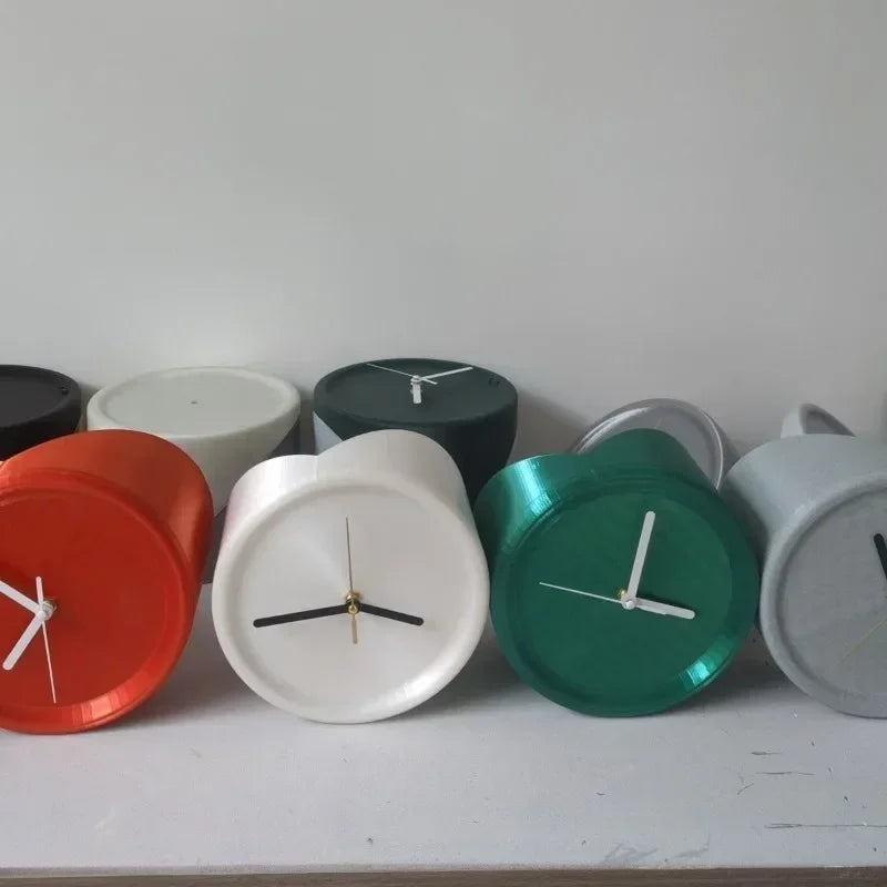SilentCorner - Silent Wall Clock without Drilling for Corners in the House