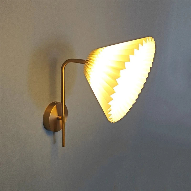 NordicLuxe - Lámparas de pared doradas modernas para dormitorio y lectura