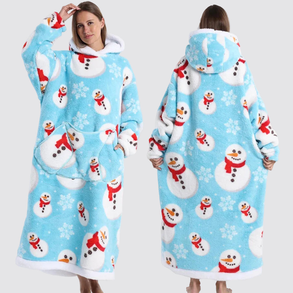Fleece Oversized Hoodie Gezellige Stijlvolle Slaapzak Hoodie