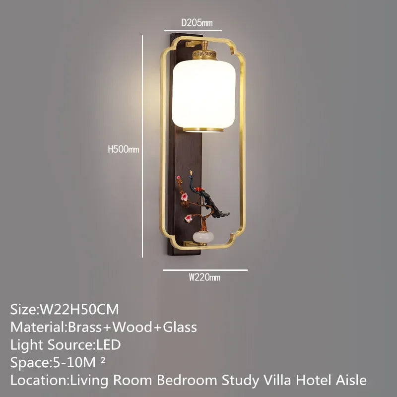 MessingLuxe - Lámpara de pared contemporánea