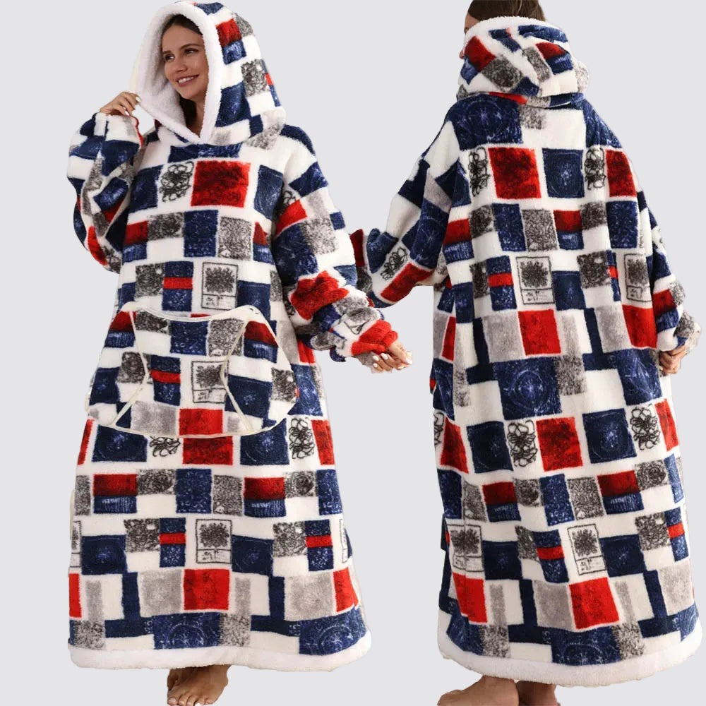 Fleece Oversized Hoodie Gezellige Stijlvolle Slaapzak Hoodie
