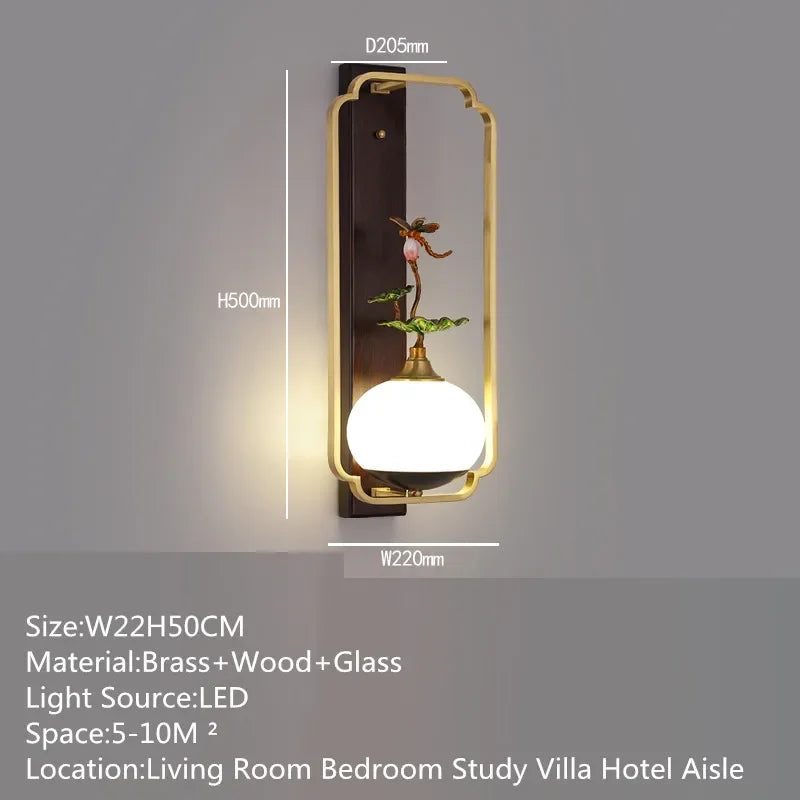 MessingLuxe - Lámpara de pared contemporánea