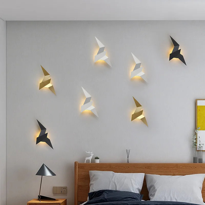 NordicLicht - Lampada da parete LED moderna per interni | Decorazione per camera da letto