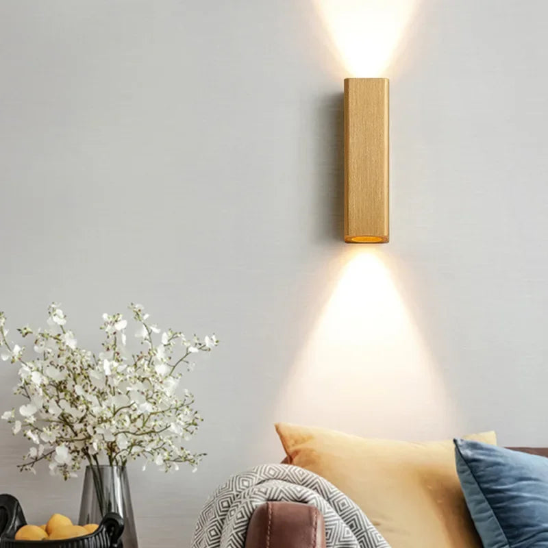 GlowLuxe - Modern LED Wall Lamp for Bedroom & Hallway