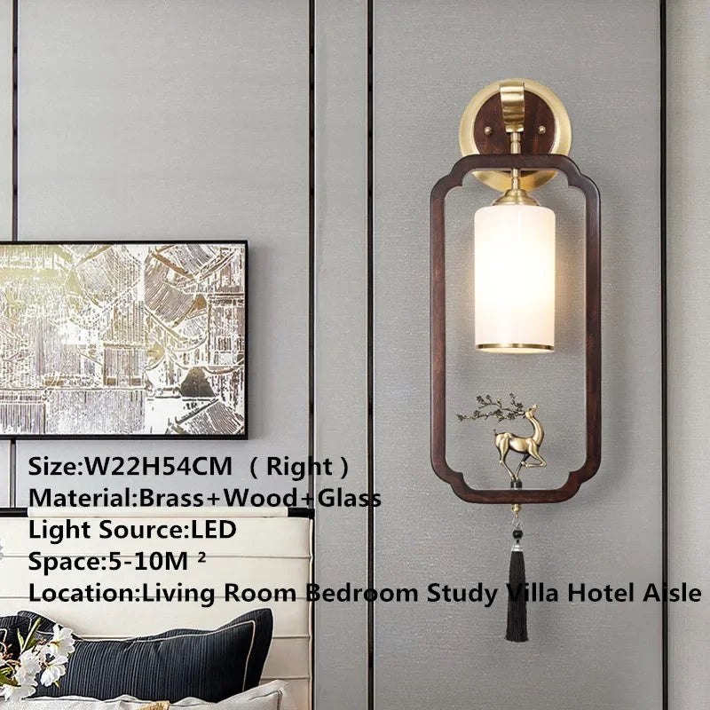 MessingLuxe - Lámpara de pared contemporánea