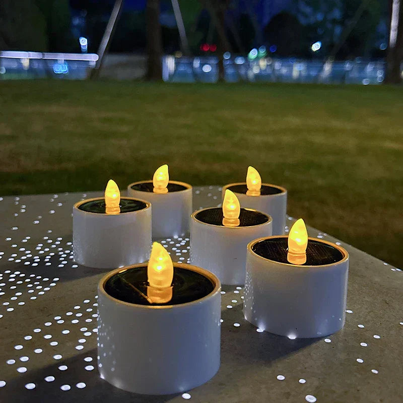LumiFlame - Candele LED Solari per Esterni