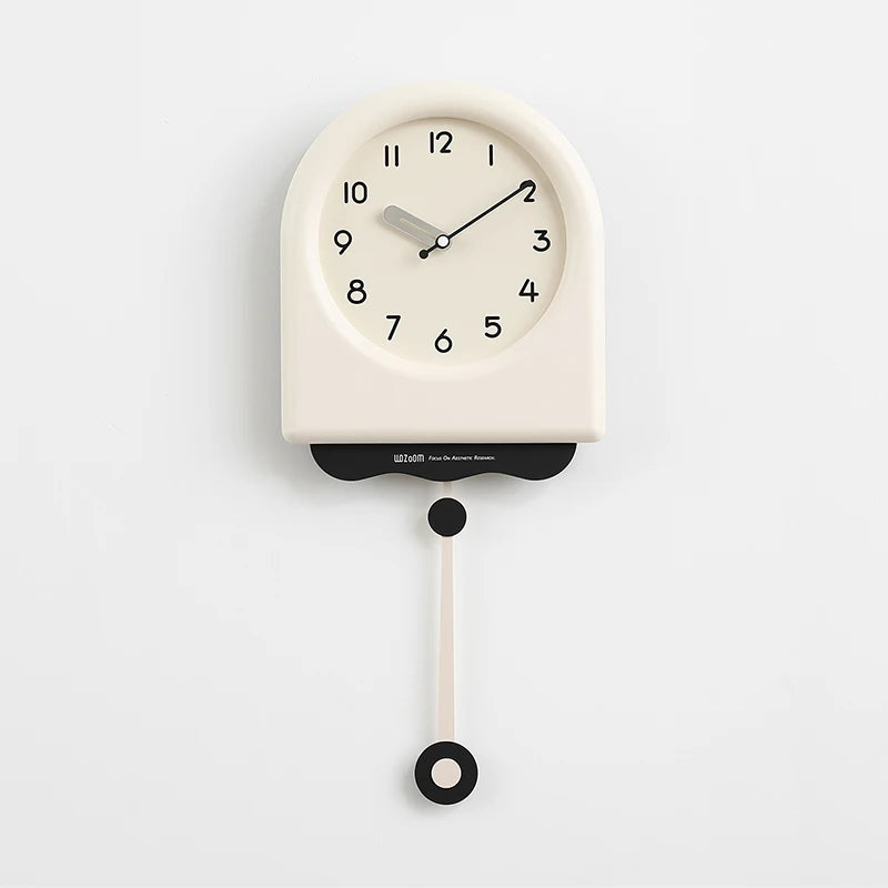 CremePendulum - Reloj de Pared Estilo Coreano con Diseño Moderno