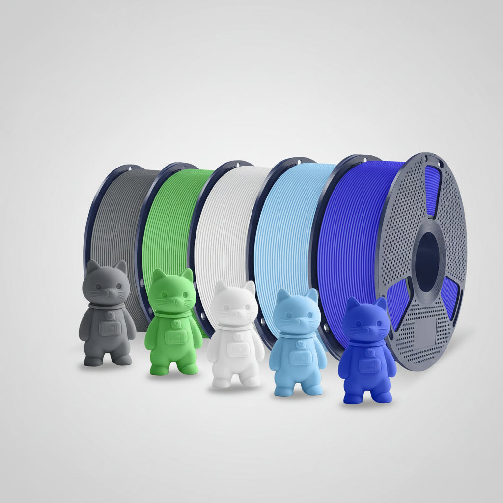 PLA Matte 3D Filament FDM Printers Kleurvolle Milieuvriendelijke Materialen