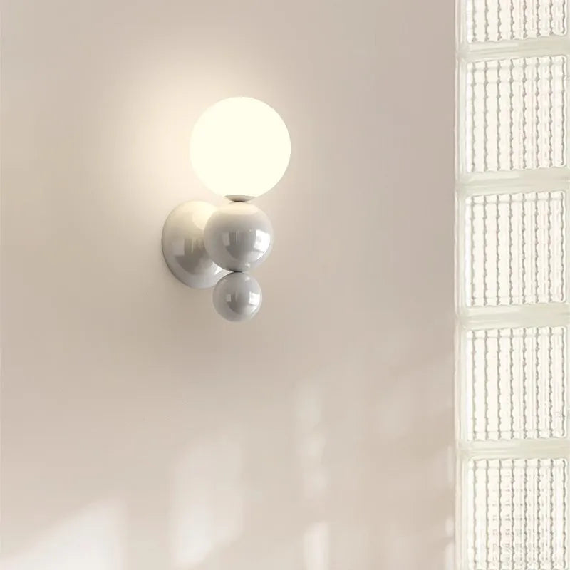 PearlGlow - Nordic LED Wall Lamp with Adjustable Color Lighting