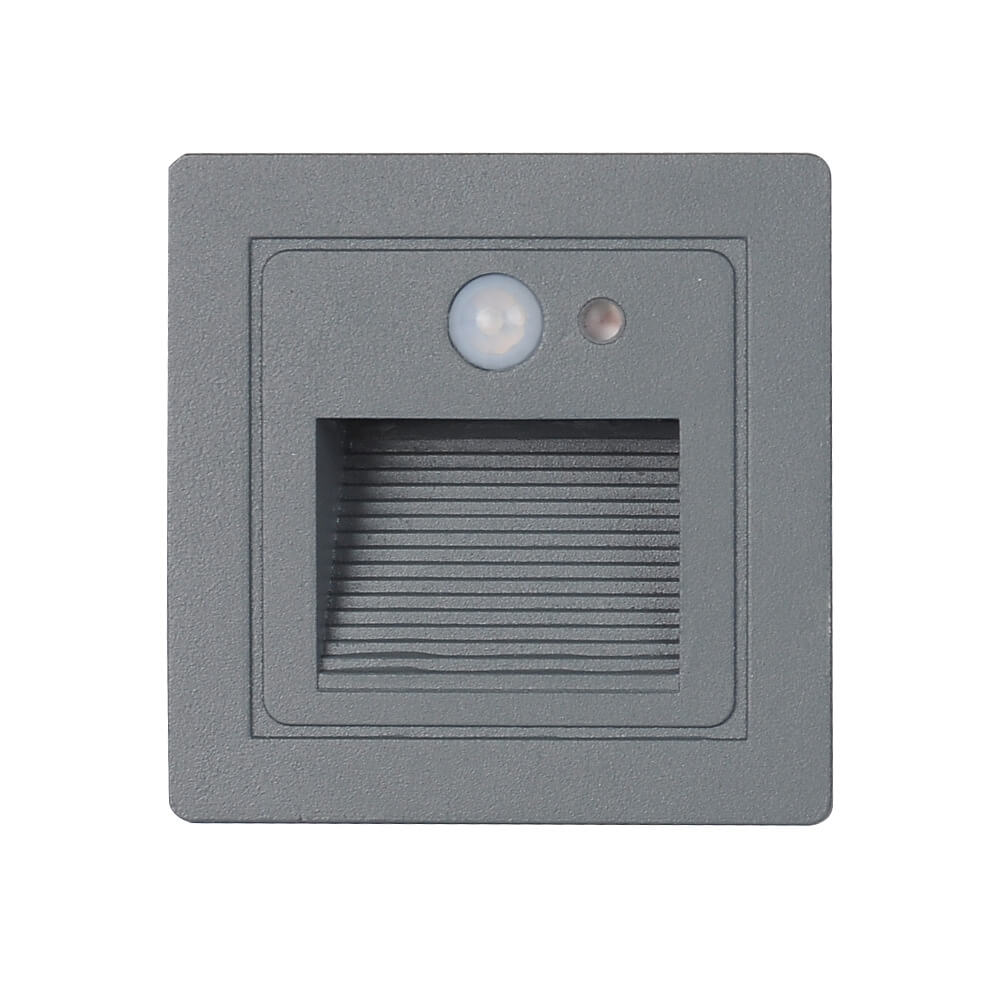 Minimalistische LED-wandlamp voor inbouwmontage