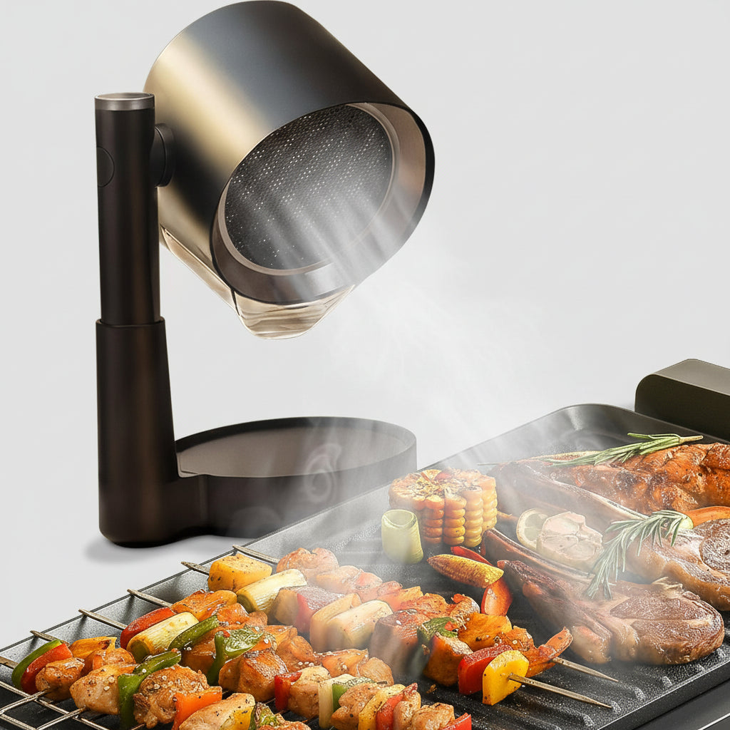 Afzuigkap Tafelmodel Draagbare Rookafzuiger Koken Barbecue
