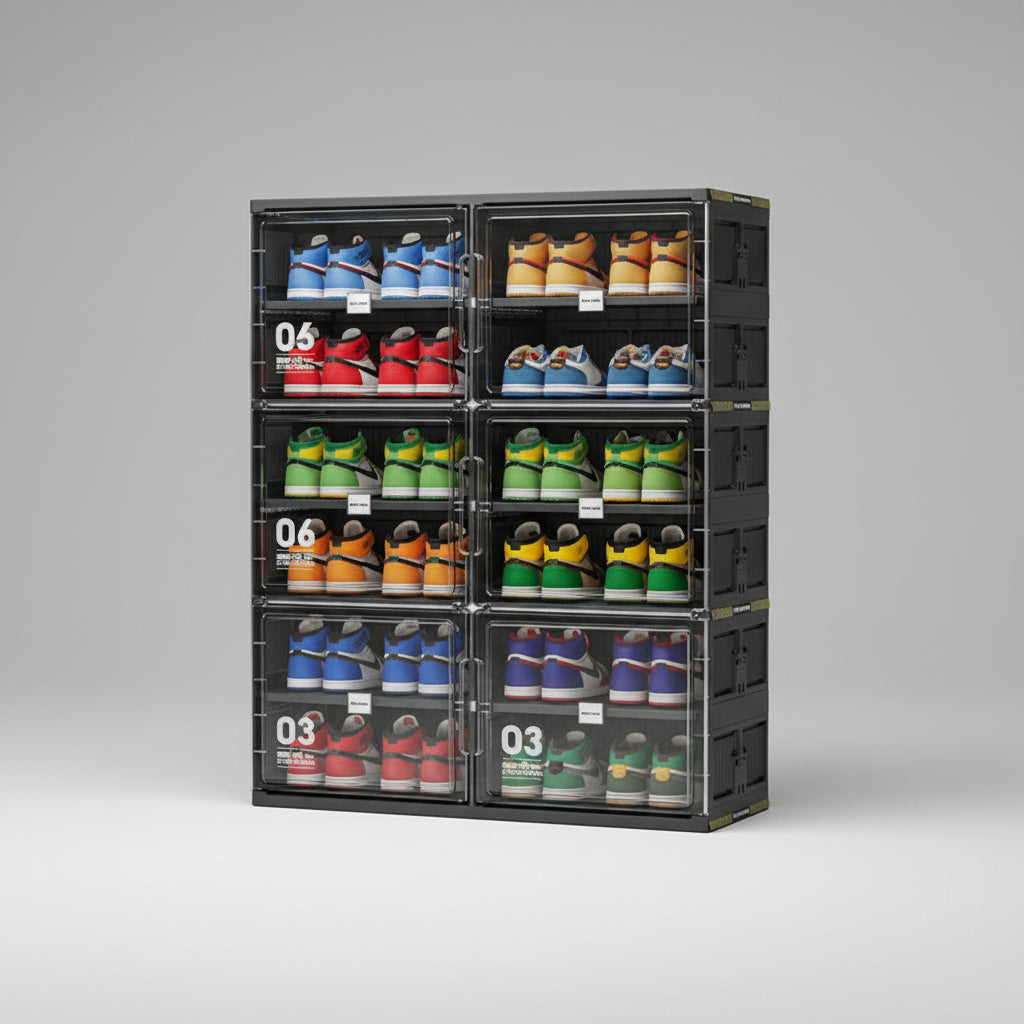 Organizador de Sapatos Inteligente Poupa Espaço Empilhável Durável