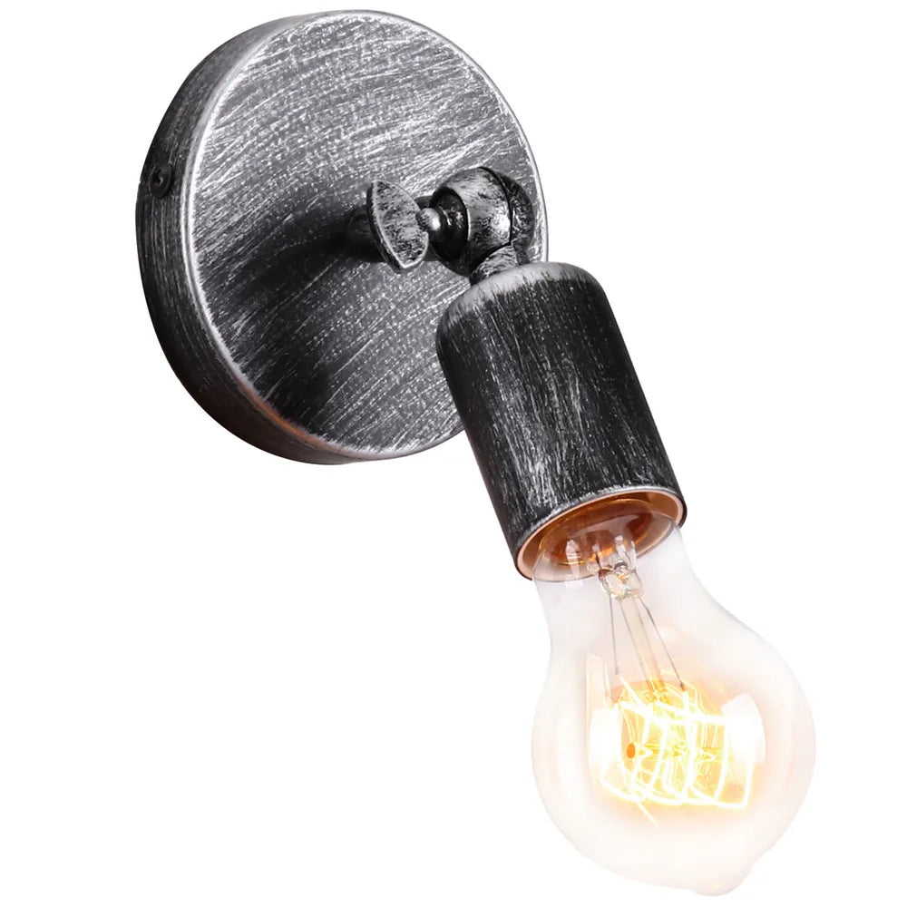 IndustrialBronce - Lámpara de Pared Retro Ajustable para Iluminación Ambiental