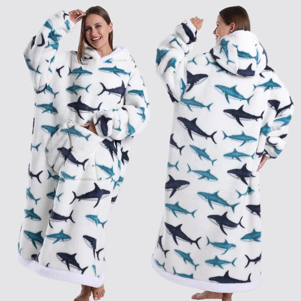 Fleece Oversized Hoodie Gezellige Stijlvolle Slaapzak Hoodie