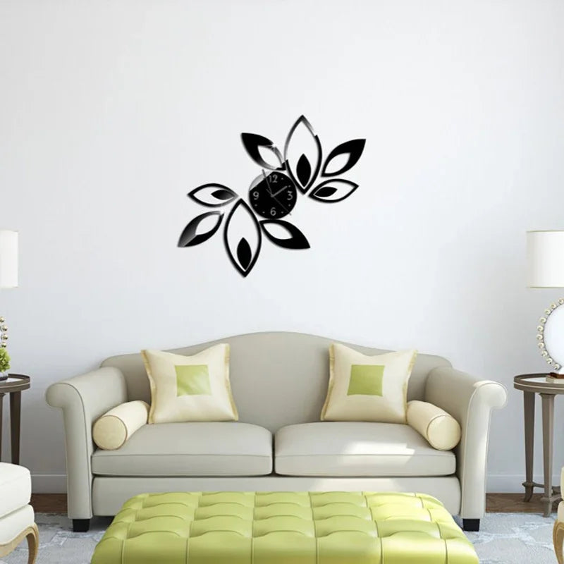 DecoTime - Reloj de pared acrílico 3D moderno