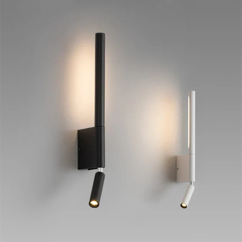 GlowSphere - Adjustable LED Wall Lamp for Bedroom in Hotel Style