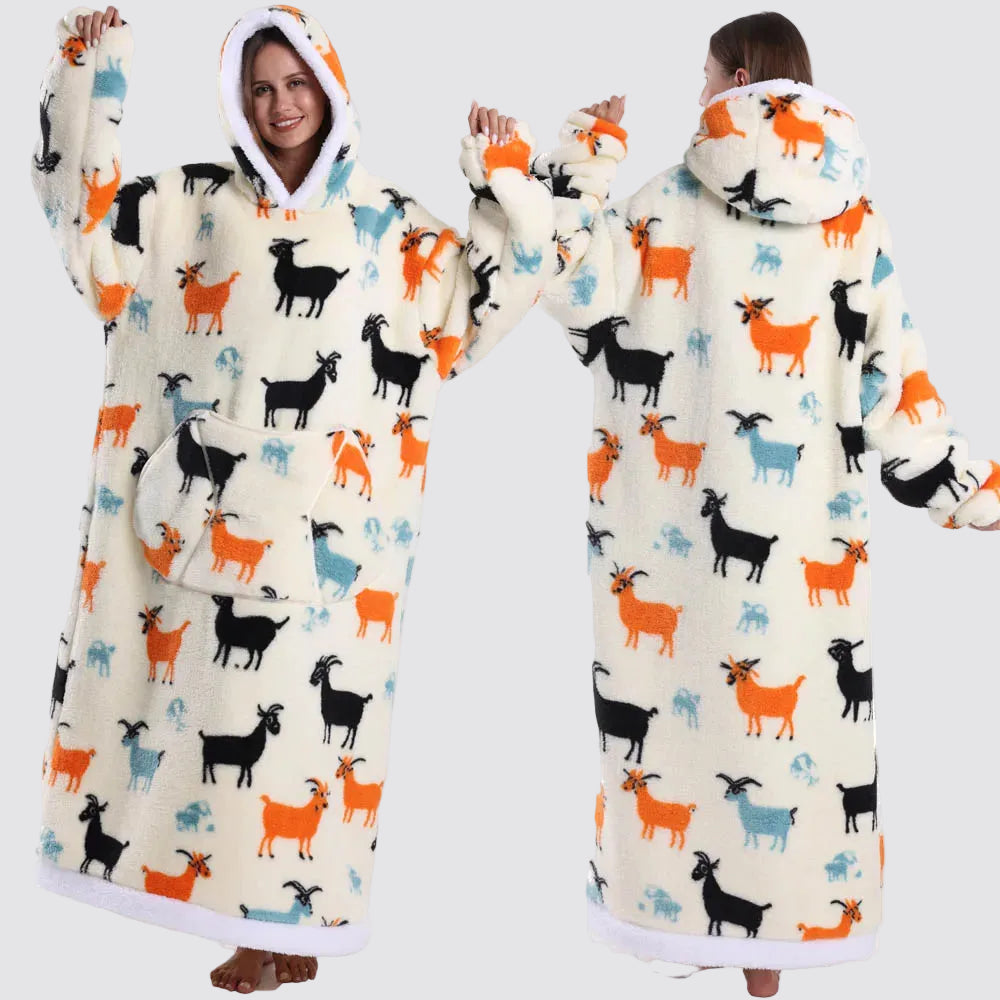 Fleece Oversized Hoodie Gezellige Stijlvolle Slaapzak Hoodie