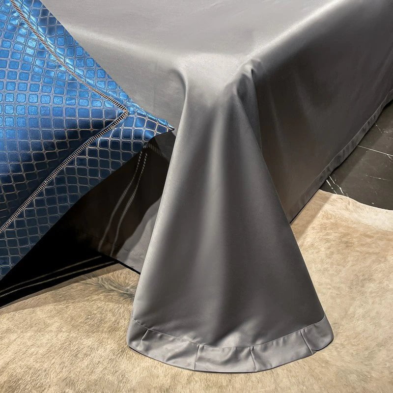 Royale Diamond Duvet Cover Set - Egyptian Cotton