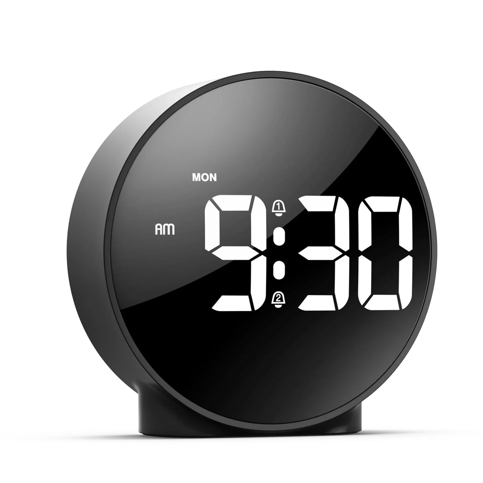 Compact LED Digital Wall Clock with USB Connection
