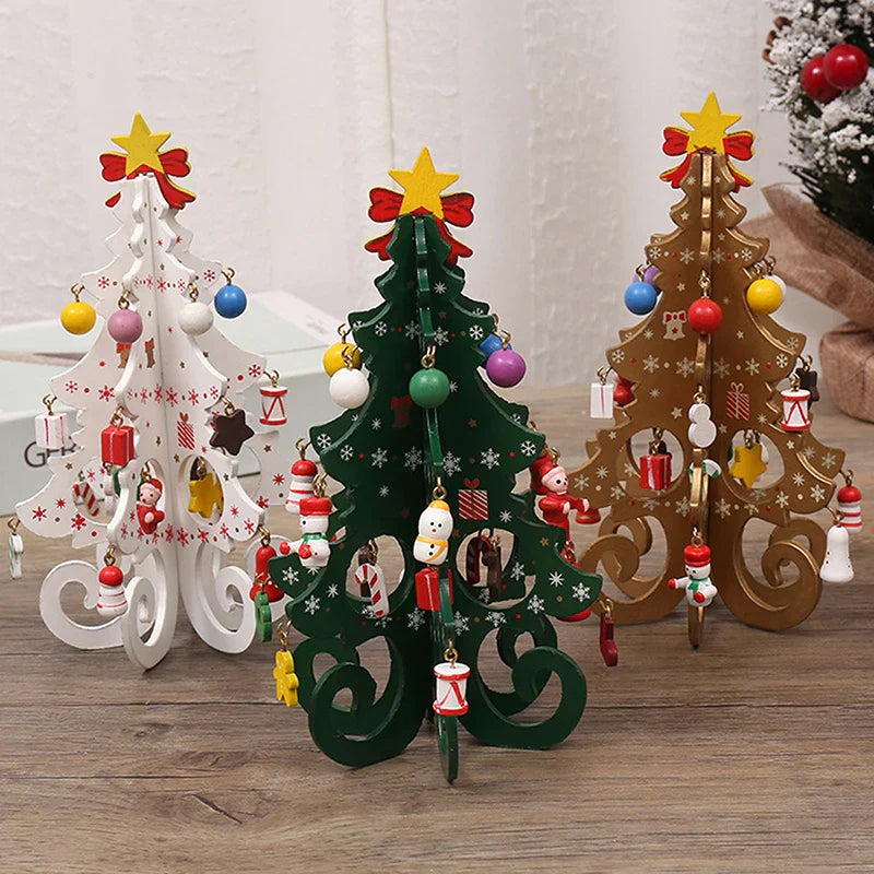 WoodDecor - Charming 3D Christmas Tree