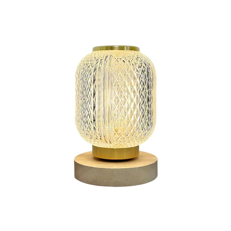 CrystalGlow - Luxe Kristallen Tafellamp met LED Verlichting