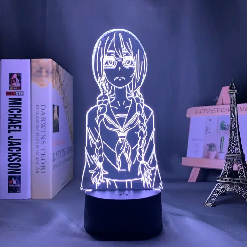 LumiAnime - 3D LED Nachtlamp met Dimbare Verlichting voor Otaku Decor