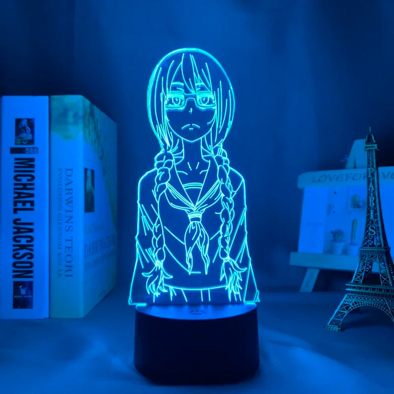 LumiAnime - 3D LED Nachtlamp met Dimbare Verlichting voor Otaku Decor