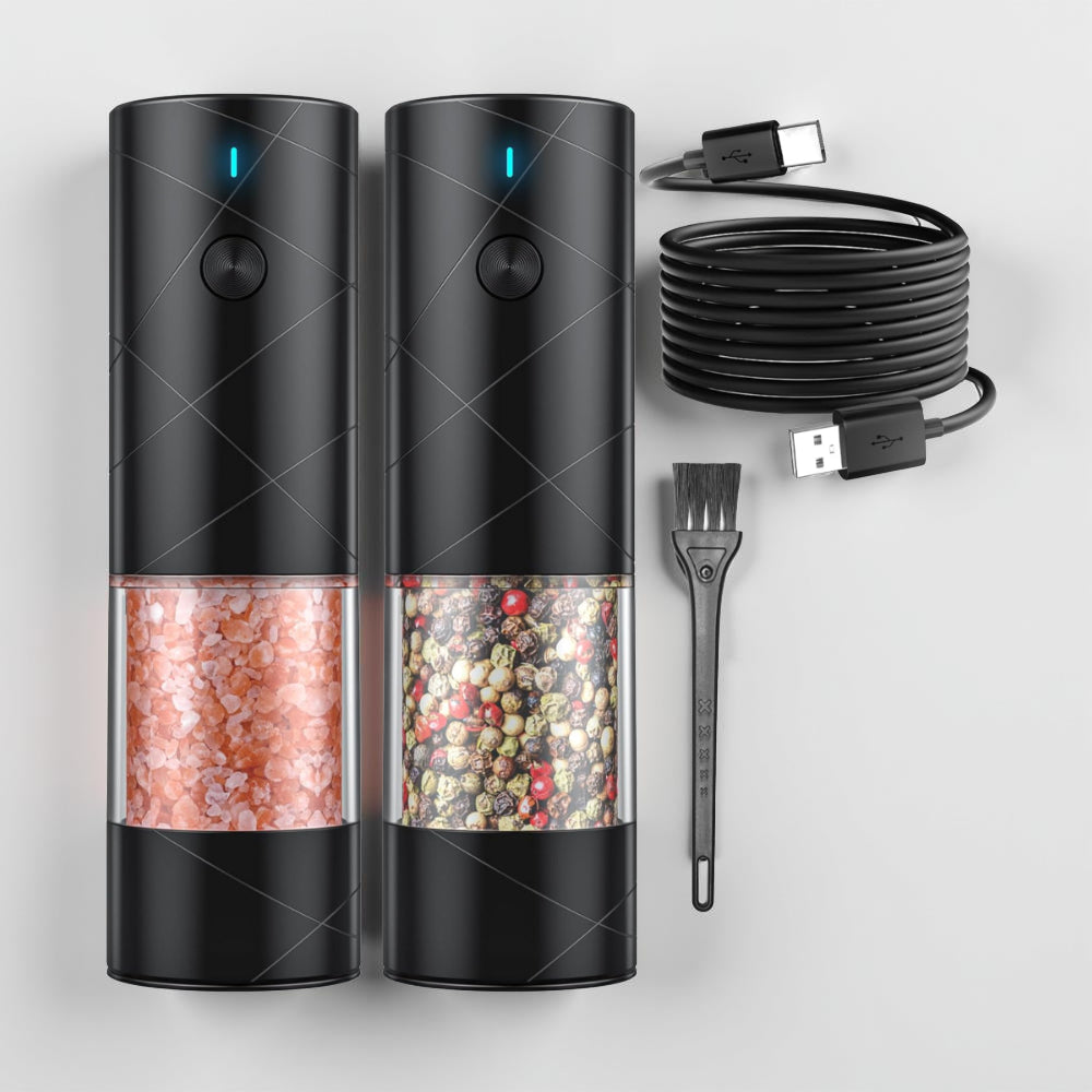 Zout Pepermolen Elektrisch Oplaadbaar Keuken Set