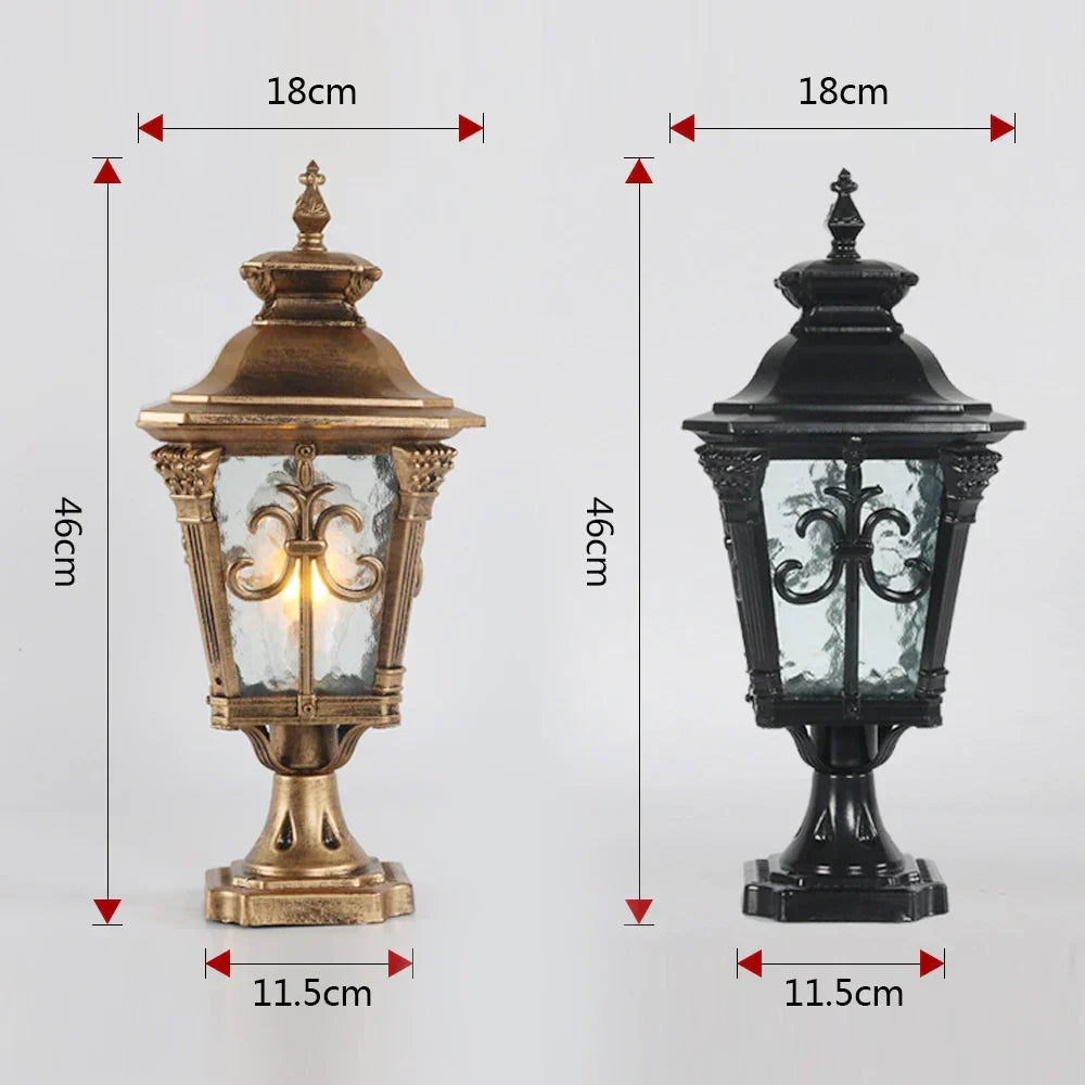 LumiVintage – Weather-Resistant Outdoor Lantern in Antique Style for Garden & Terrace