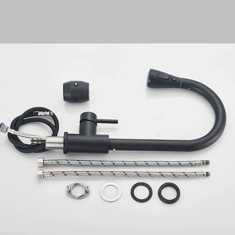 JetBlack – Rubinetto da cucina estraibile