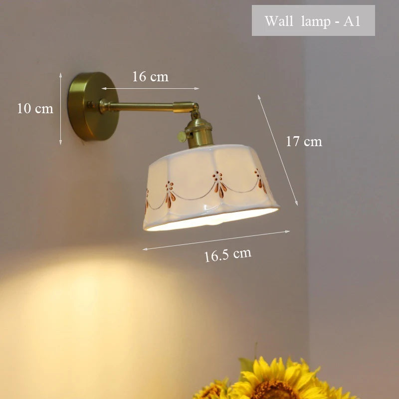 ZenGlow - Japanese Retro Wall Lamp with Pull Switch