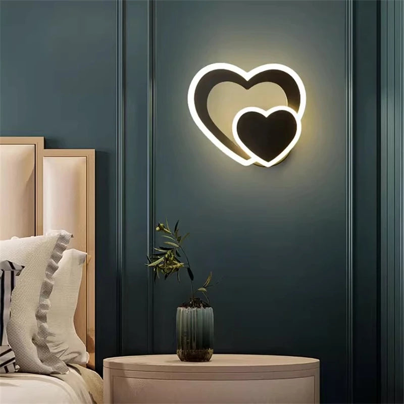 Lámpara de pared HeartWall - Iluminación ambiental LED creativa