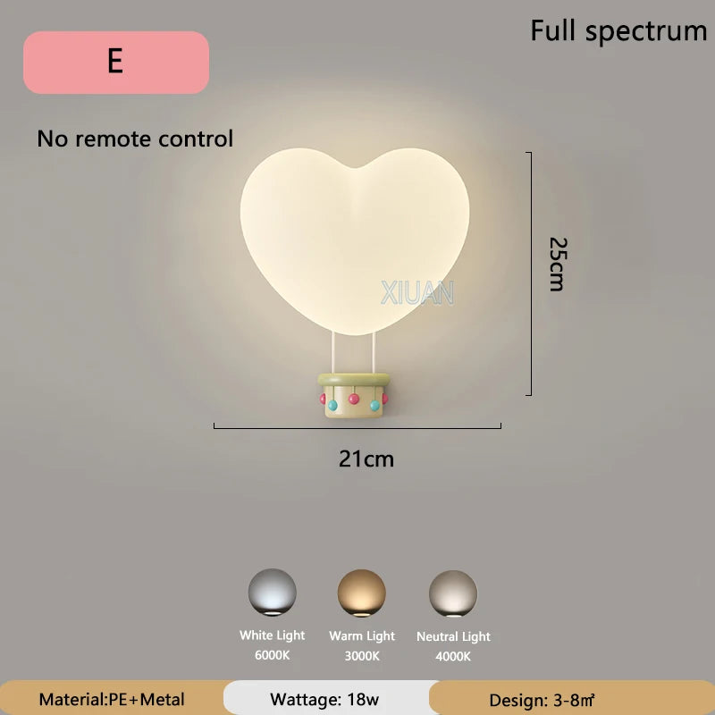 LoveLicht - Lámpara de noche LED con diseño de nube corona rosa corazón