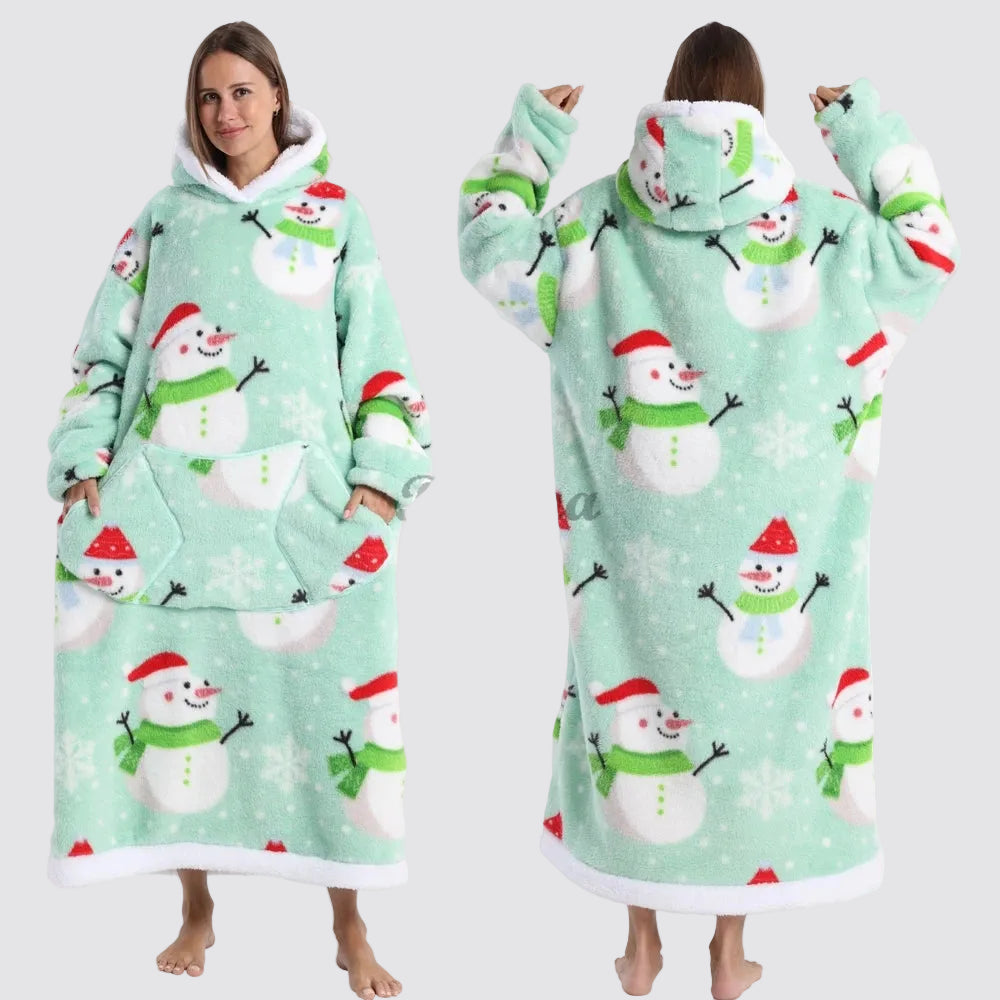 Fleece Oversized Hoodie Gezellige Stijlvolle Slaapzak Hoodie
