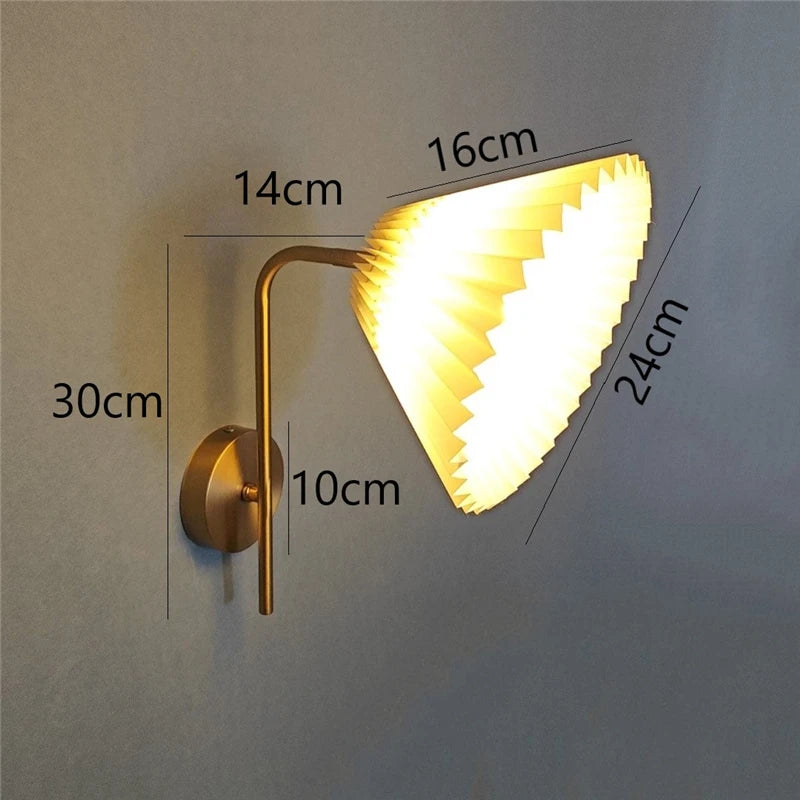 NordicLuxe - Lámparas de pared doradas modernas para dormitorio y lectura