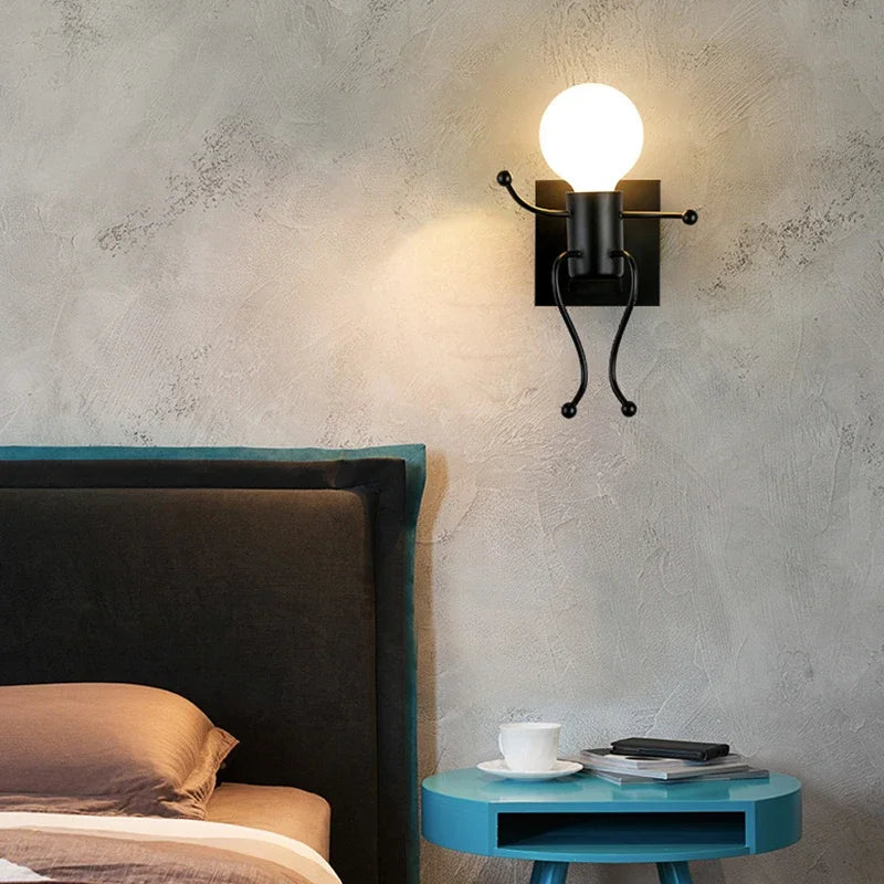 RobotLicht - Aplique moderno para habitaciones infantiles