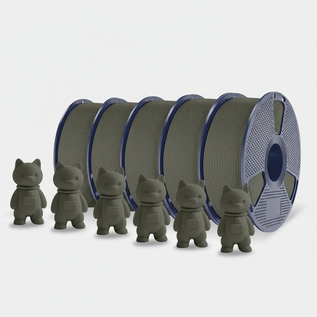PLA Matte 3D Filament FDM Printers Kleurvolle Milieuvriendelijke Materialen