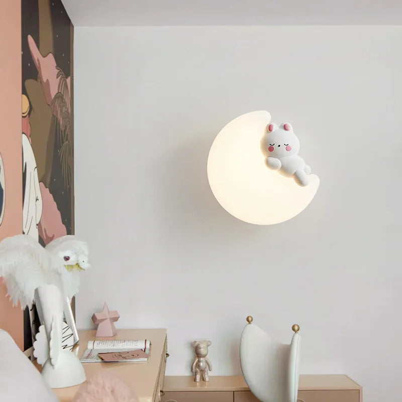 MoonAnimal - Creatieve Maanlamp voor Kinderkamers en Slaapkamers