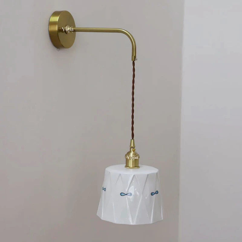 ZenGlow - Japanese Retro Wall Lamp with Pull Switch